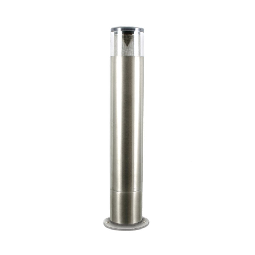 Hunza Bollard 300mm (90mm Flange Mounted) - Stainless Steel - Low Voltage