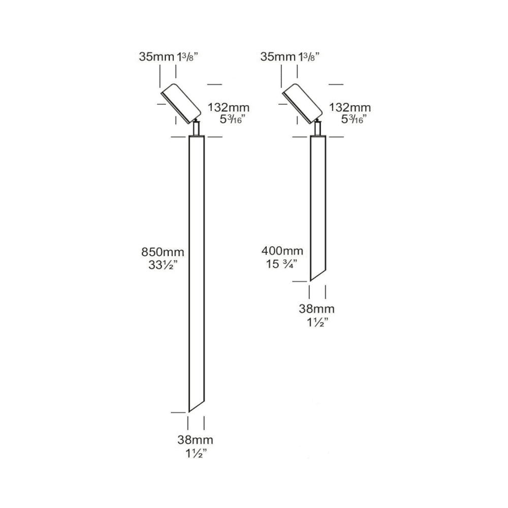 Hunza Border Light - Stainless Steel - Low Voltage