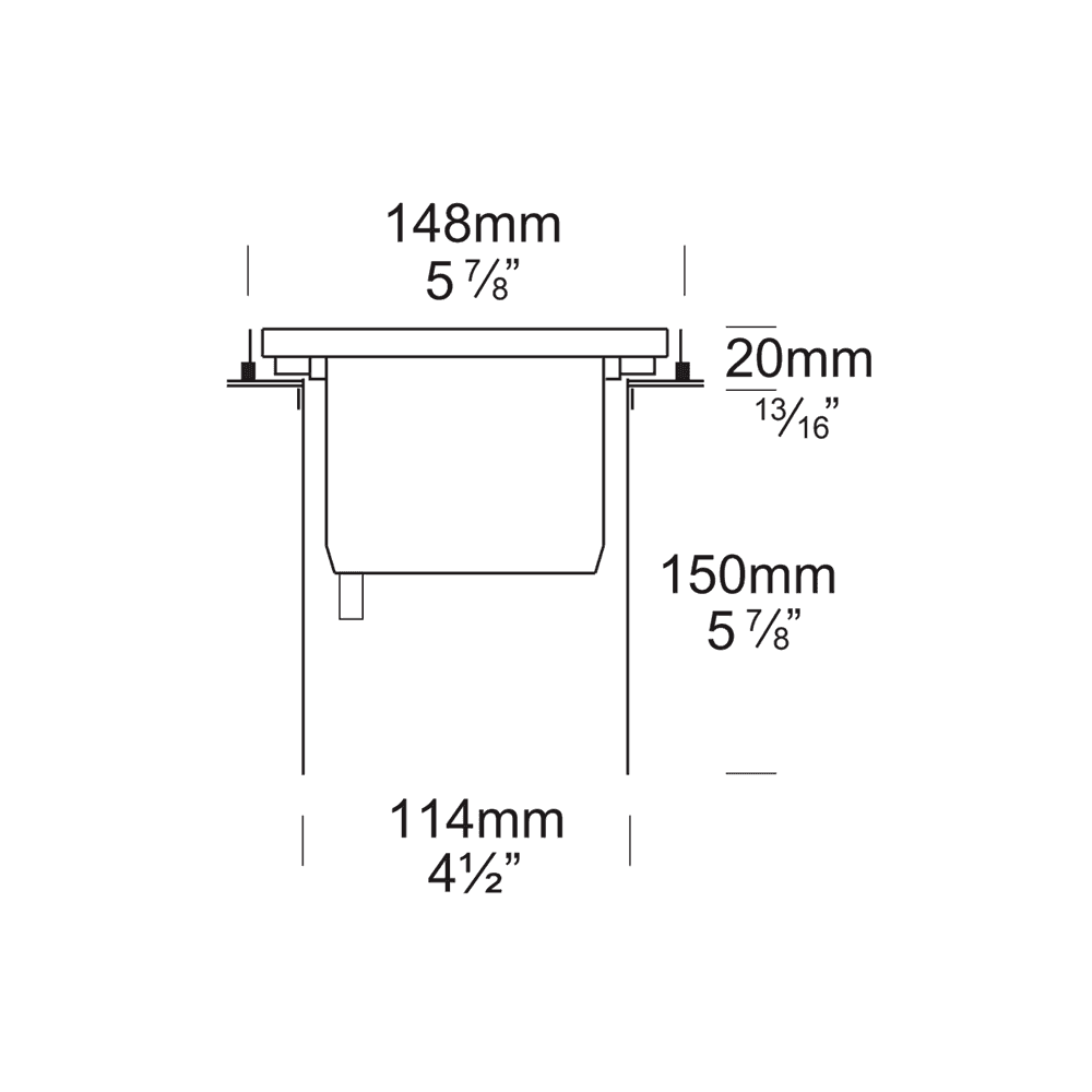 Hunza Driveway Light - Stainless Steel - Low Voltage