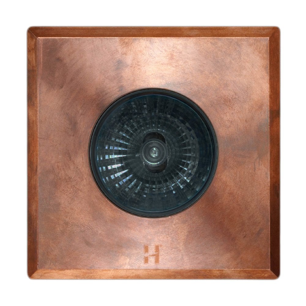 Hunza Floor Light Dark Lighter Square - Copper - Low Voltage