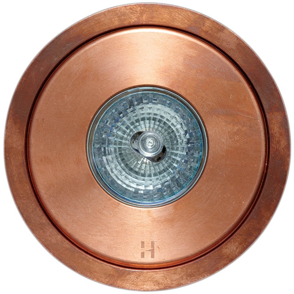 Hunza Flush Floor Light - Copper - Low Voltage