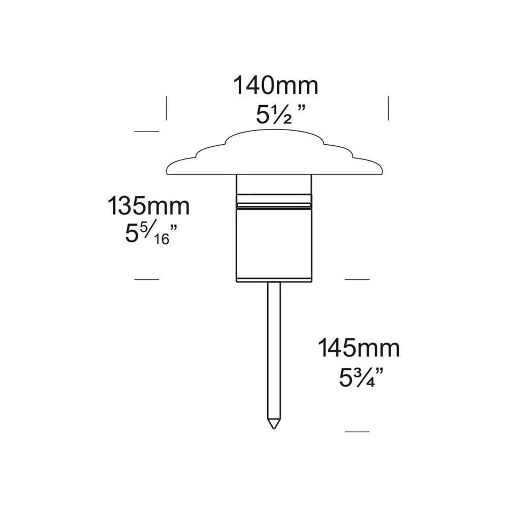 Hunza Fern Light - Copper - Low Voltage