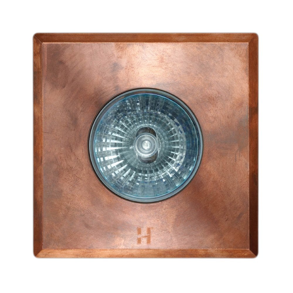 Hunza Step Light Square - Copper - Low Voltage