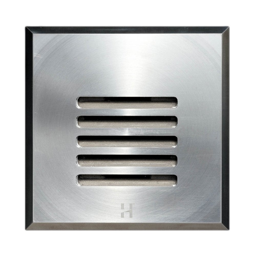 Hunza Step Light Louvre Square - Stainless Steel - Low Voltage