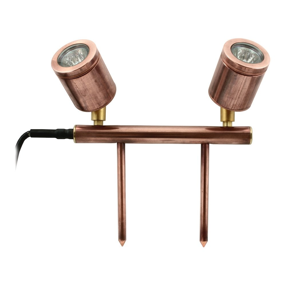Hunza Twin Bar Light - Copper - Low Voltage