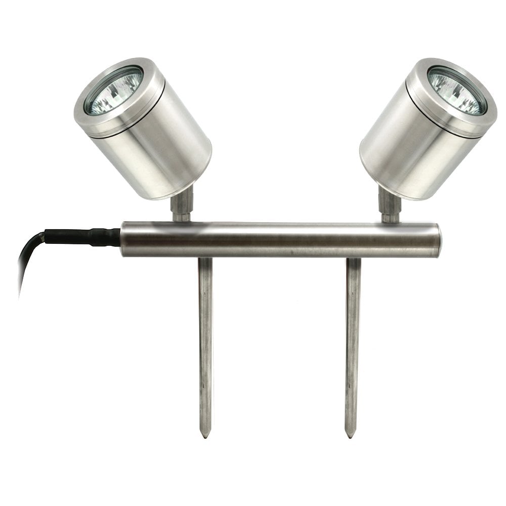 Hunza Twin Bar Light - Stainless Steel - Low Voltage