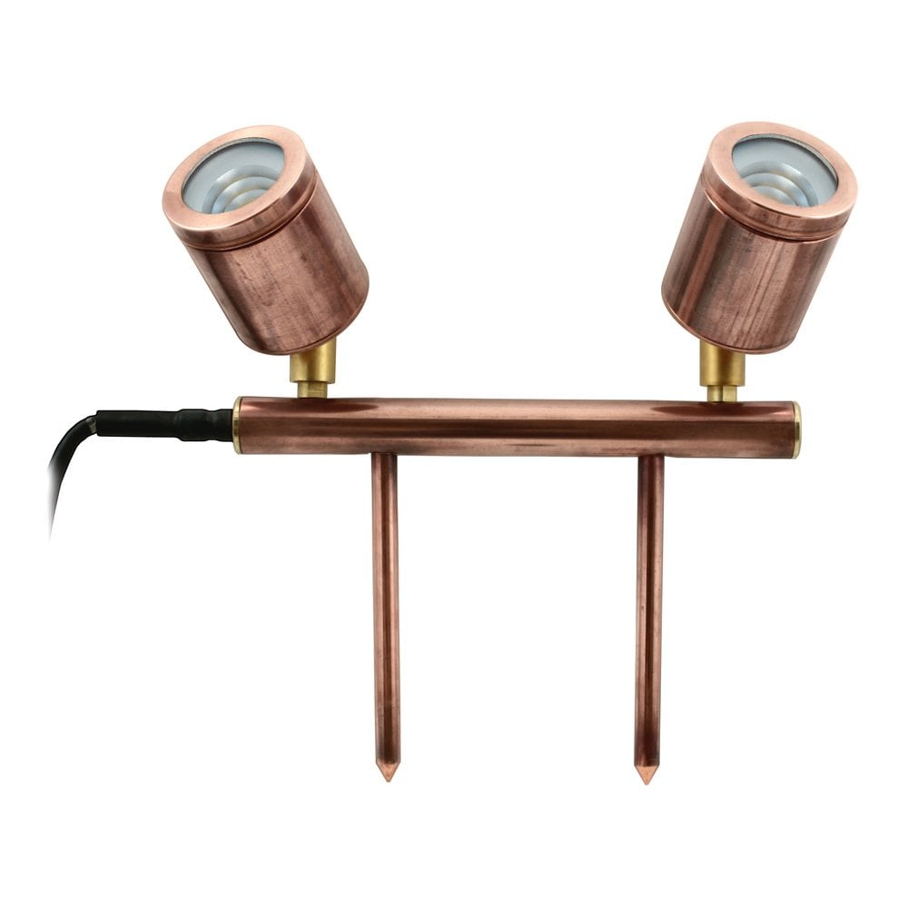 Hunza Pure LED Twin Bar Light - Copper - Low Voltage