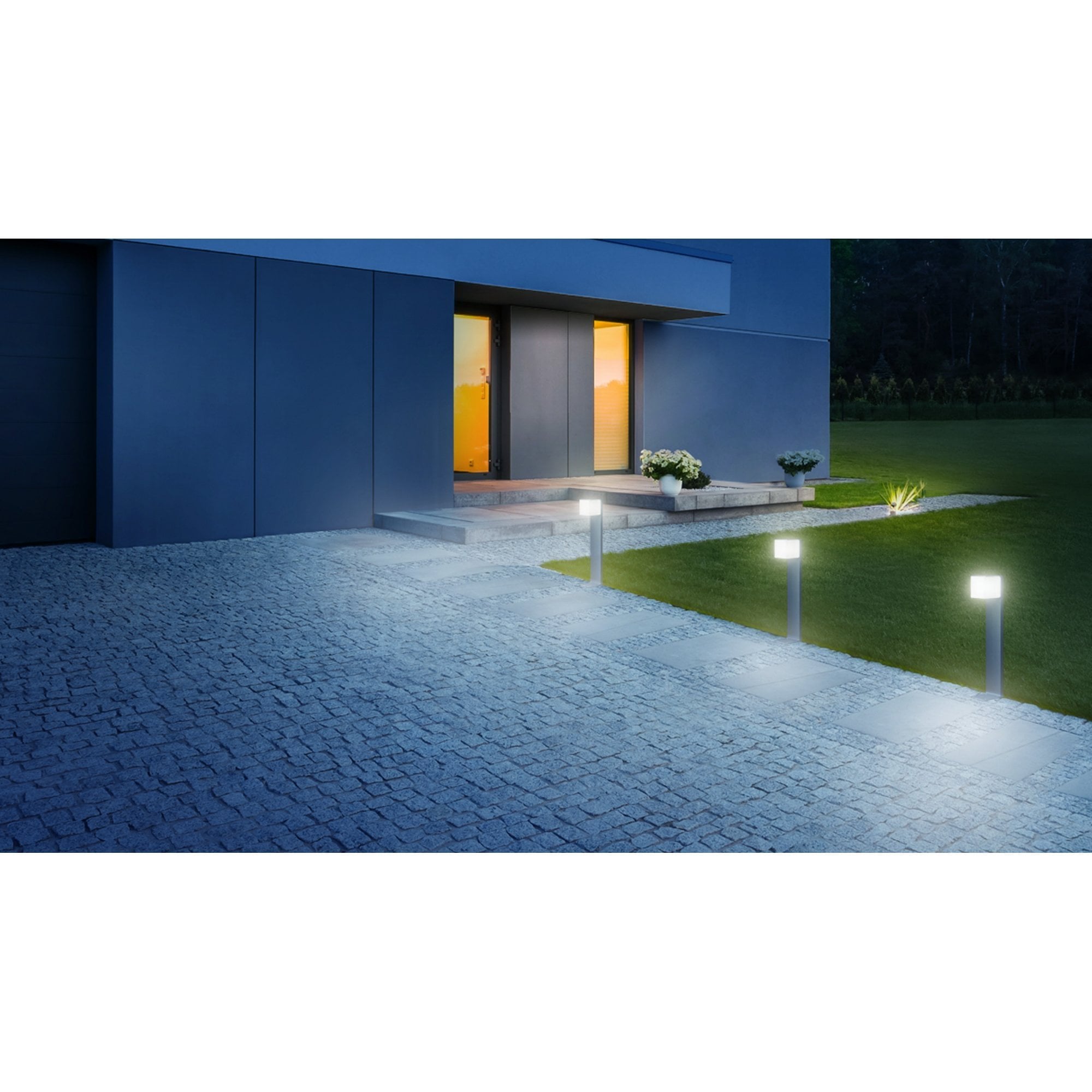 Steinel GL 80 SC Silver - Sensor-Switched LED Outdoor Light