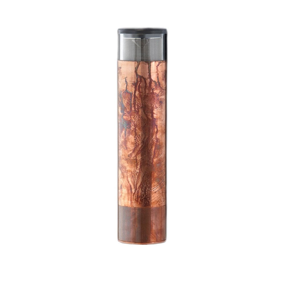 Hunza Bollard 300mm GU10 (Surface Flange Mounted) - Copper - Mains