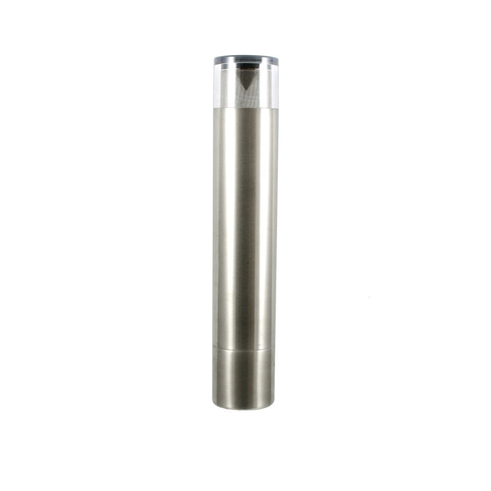 Hunza Bollard 300mm GU10 (Surface Flange Mounted) - Stainless Steel - Mains