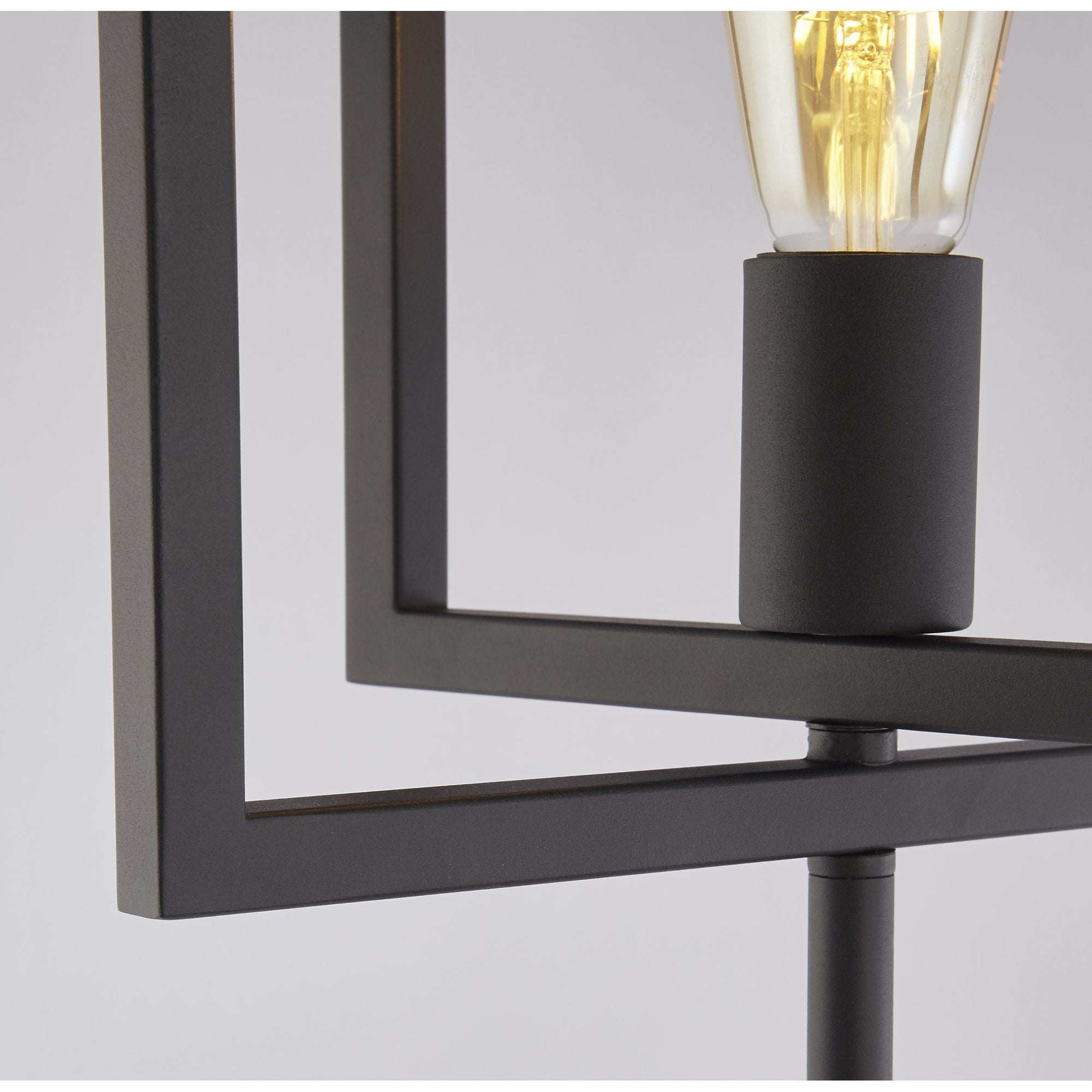 Searchlight Pickwick Adjustable Floor Lamp - Matt Black