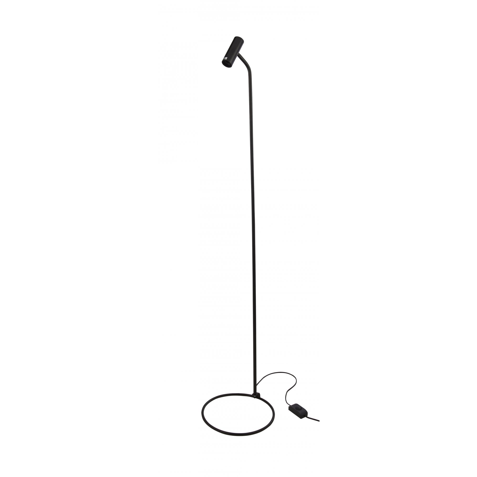 Searchlight Dawber Floor Lamp - Black