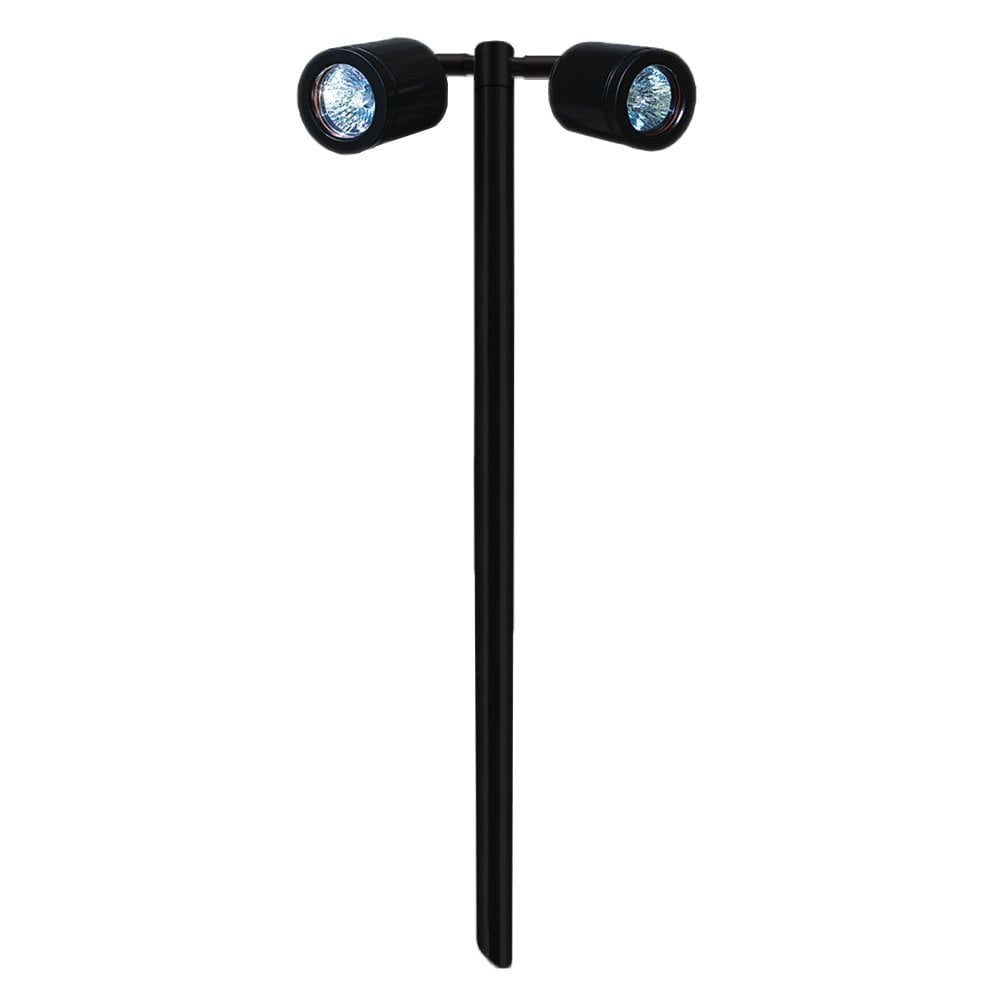 Hunza Twin Pole Light GU10 - Powder Coat - Mains