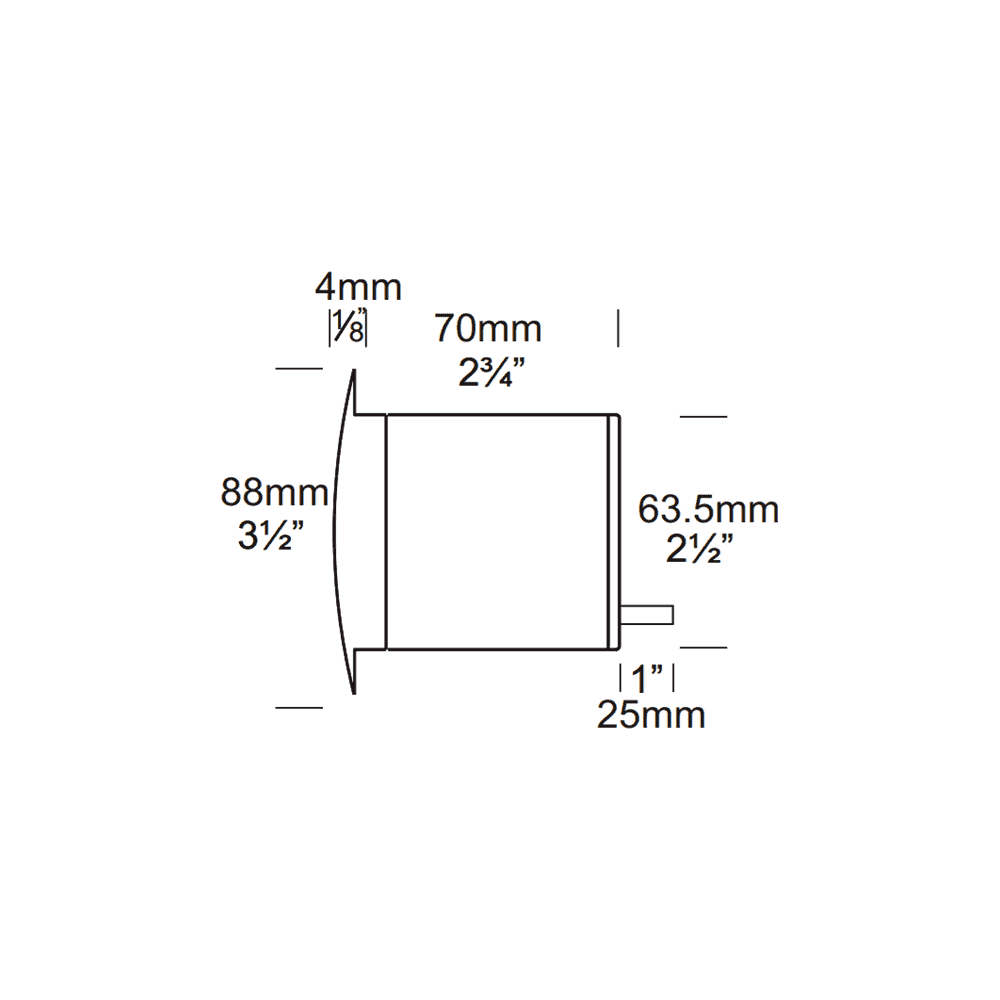 Hunza Step Light Louvre - Copper - Low Voltage
