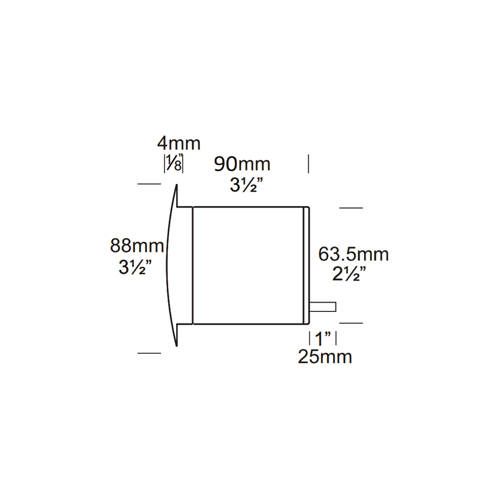 Hunza Step Light Louvre GU10 - Copper - Mains
