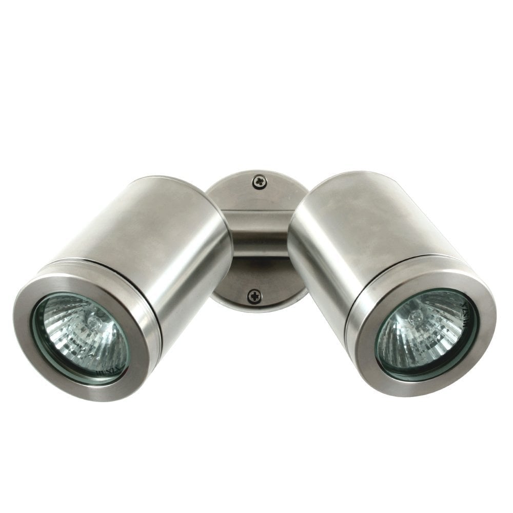 Hunza Twin Wall Spot GU10 - Stainless Steel - Mains