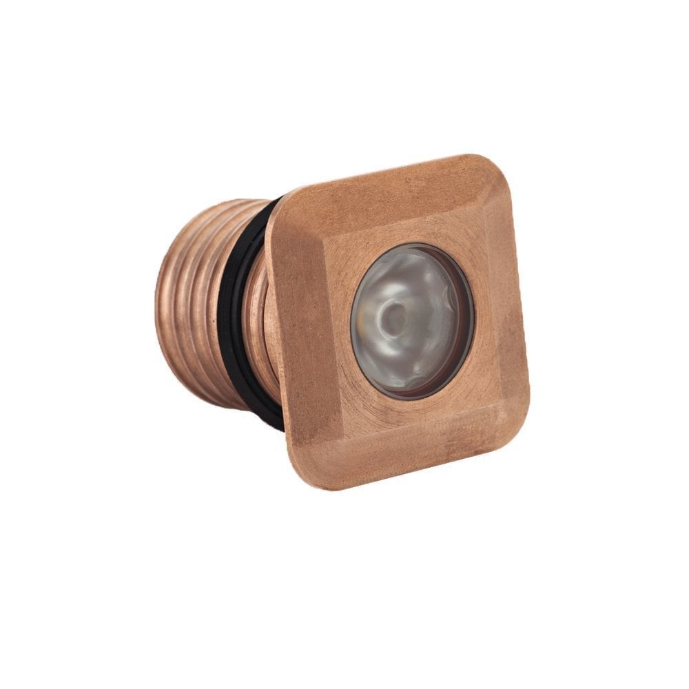 LuxR M1 Square Recessed - Copper - Low Voltage