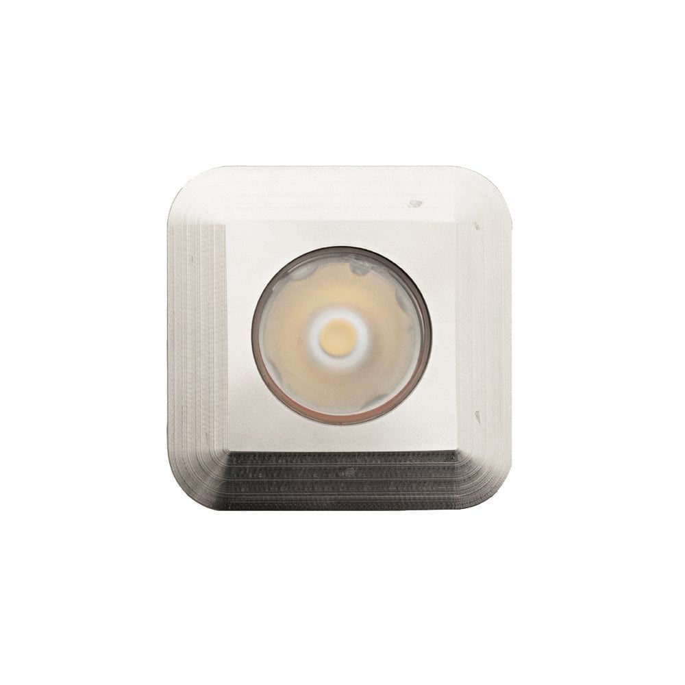 LuxR M1 Square Recessed - Stainless Steel - Low Voltage