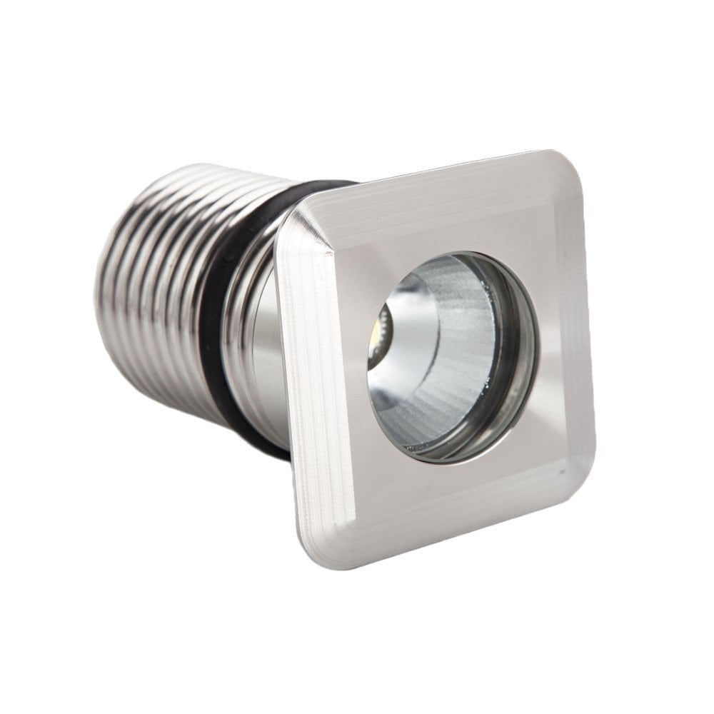LuxR M2 Square Recessed - Stainless Steel - Low Voltage