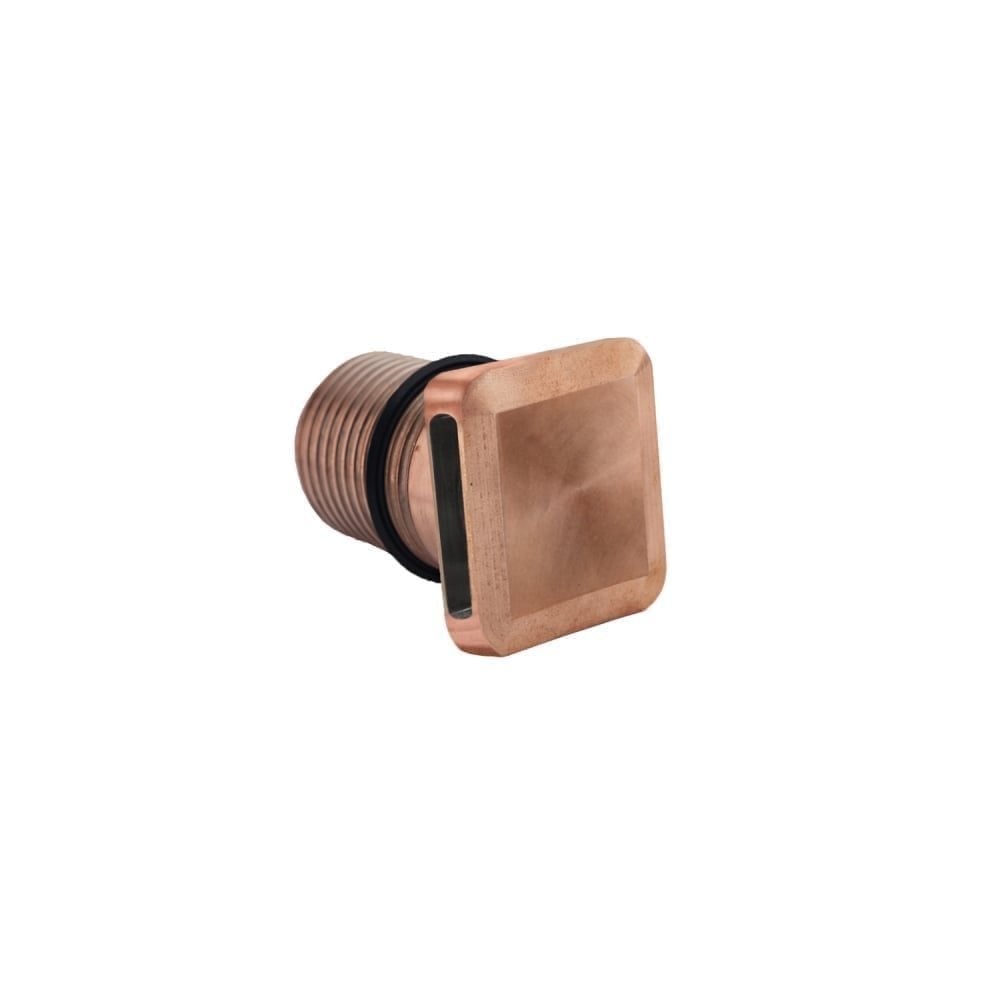 LuxR M2 Square Light 1 Facet - Copper - Low Voltage