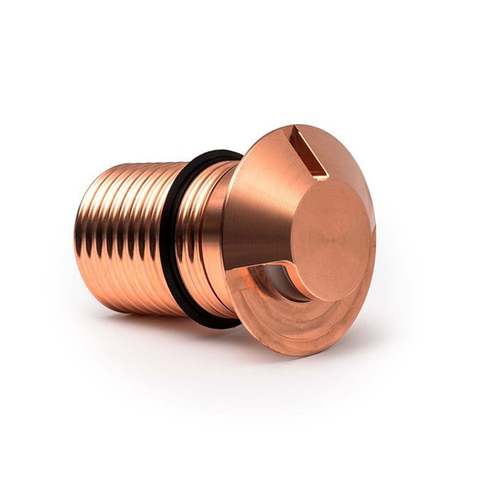 LuxR M4 Step Light with Slot - Copper - Low Voltage