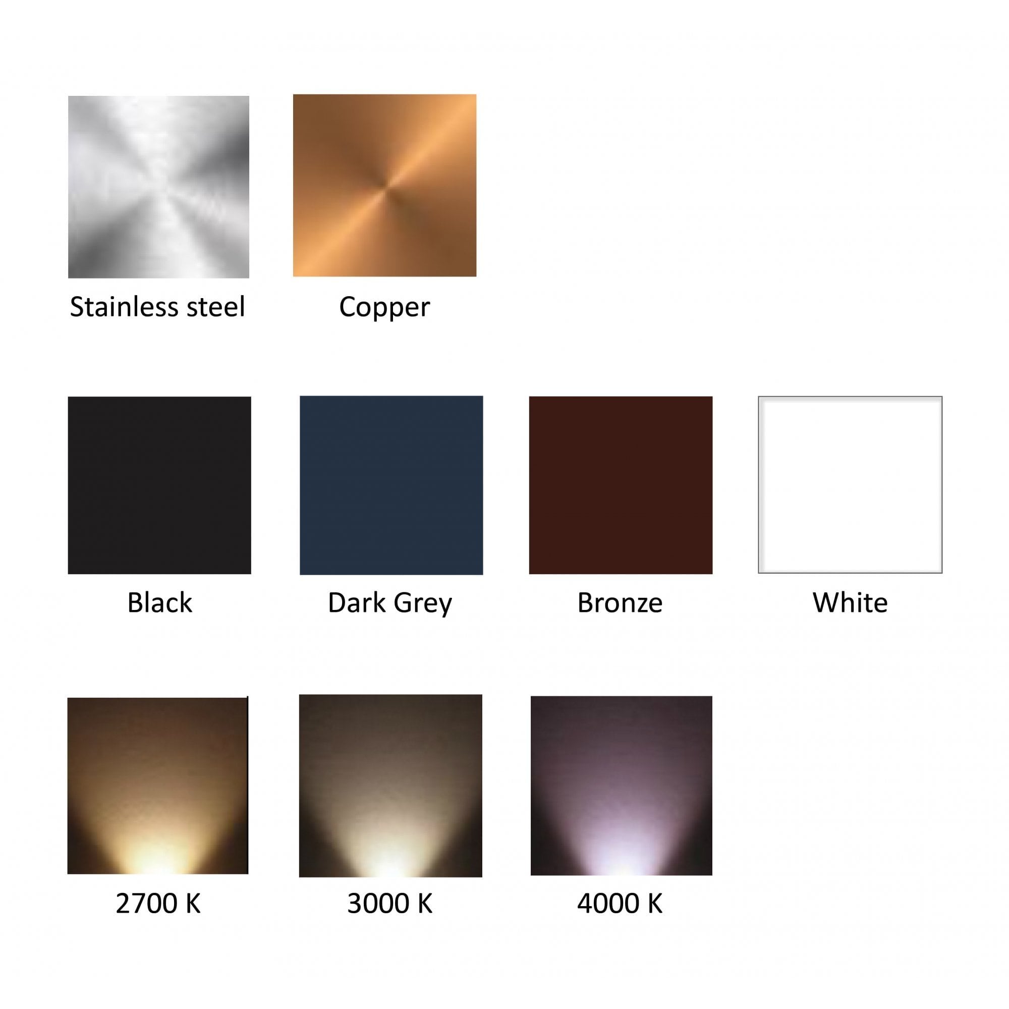 LuxR Micro Spike Diamond 360º - Copper - Low Voltage