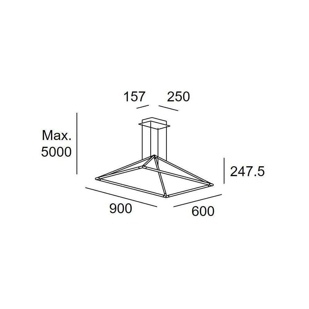 LedsC4 Tubs 900mm Pendant