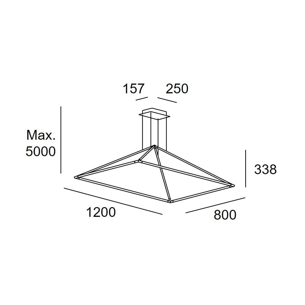 LedsC4 Tubs 1200mm Pendant