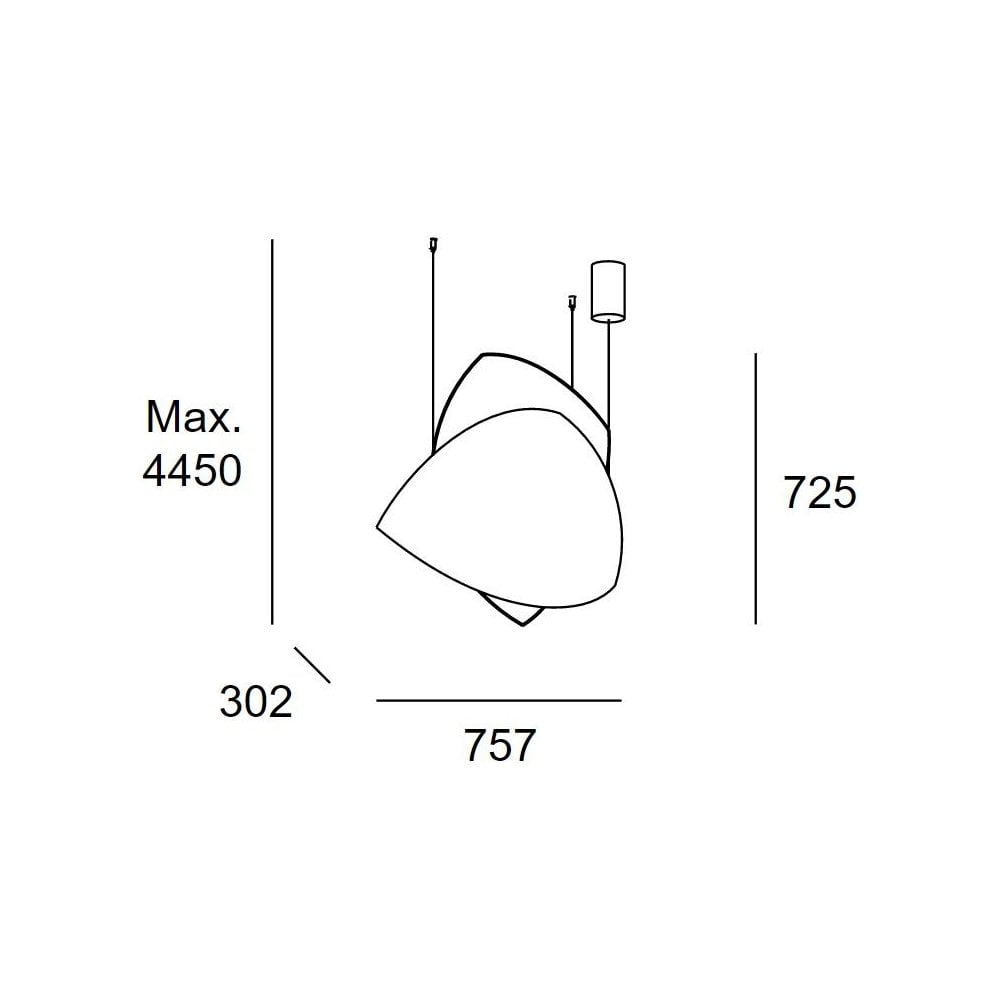 LedsC4 Voiles Pendant