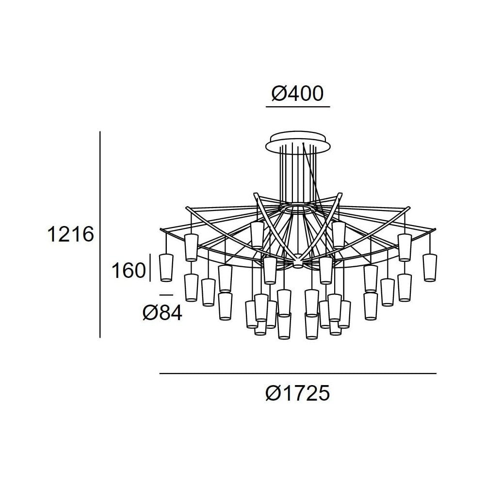 LedsC4 Catenaria Chandelier