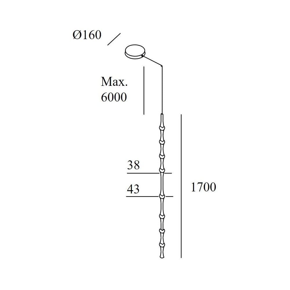 LedsC4 Dew 1700mm Pendant