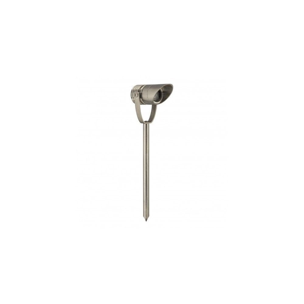 LuxR M1 Spike Spot with Glare Guard - Stainless Steel - Low Voltage