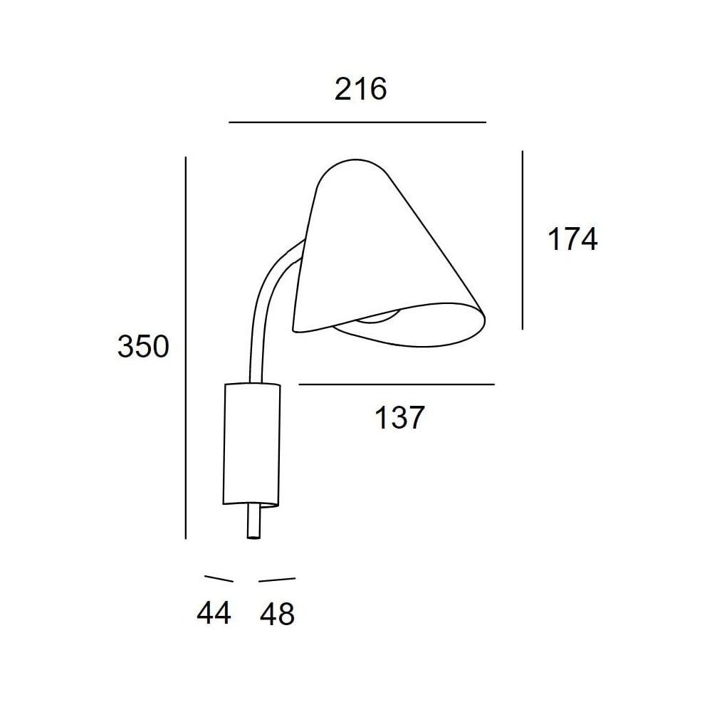 LedsC4 Organic Wall Light