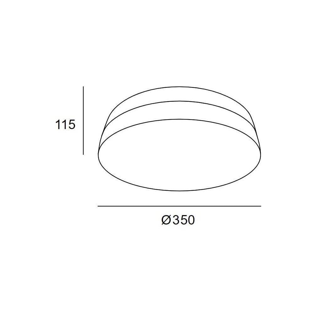 LedsC4 Dec Flush Ceiling Light