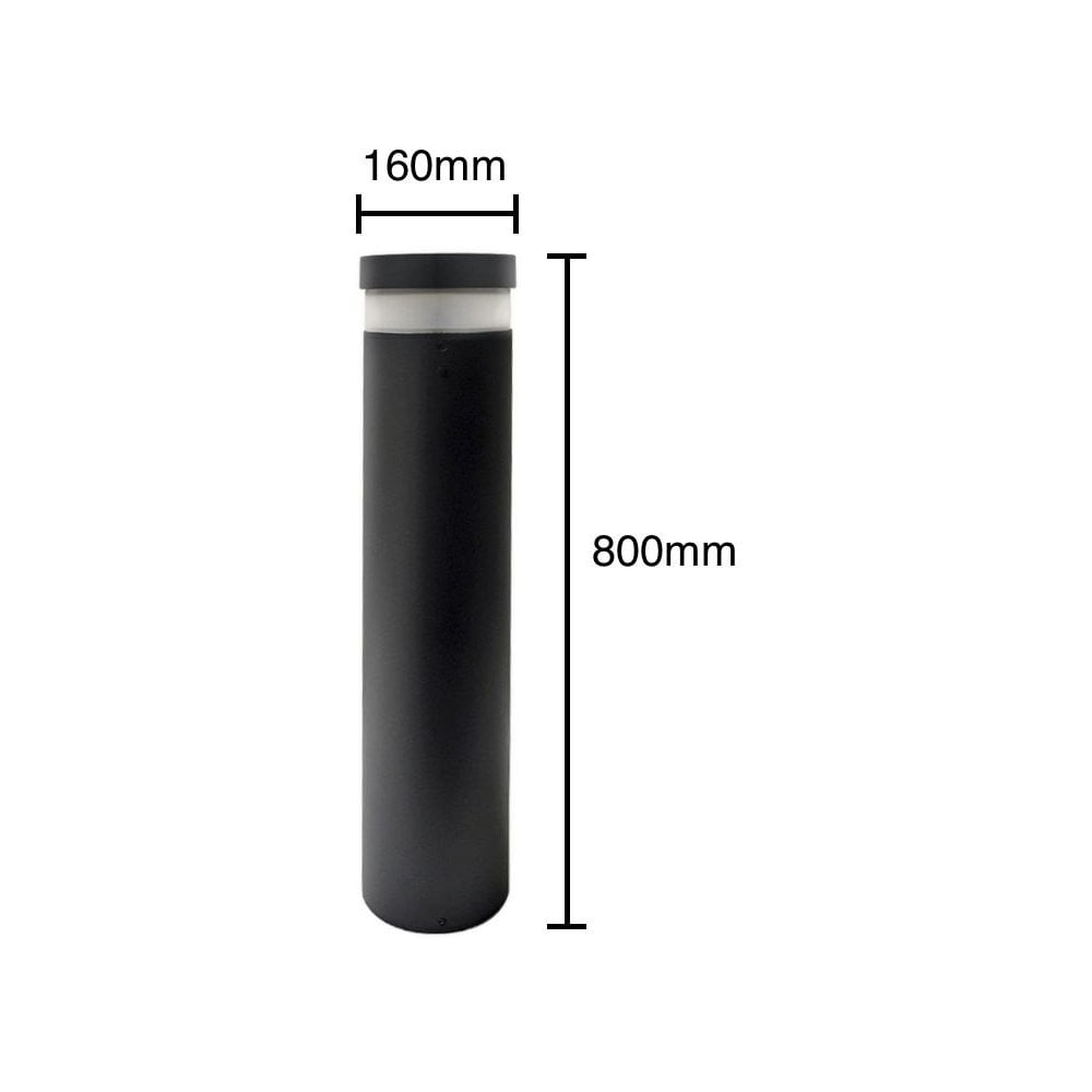 Lumena Pro Solar Litecharga - 800mm Bollard Light - Solar