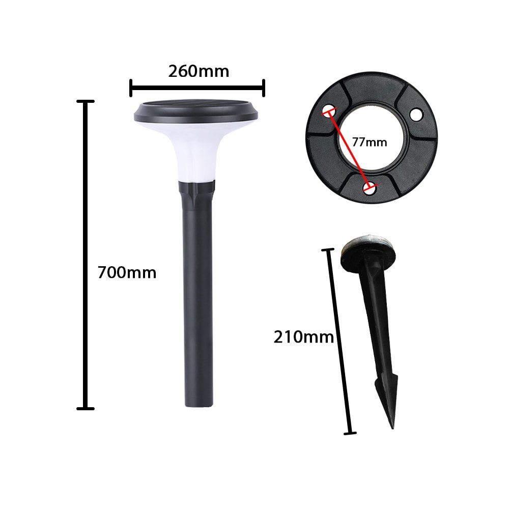 Lumena Pro Solar Pathmaster - 700mm LED Post Light - Solar