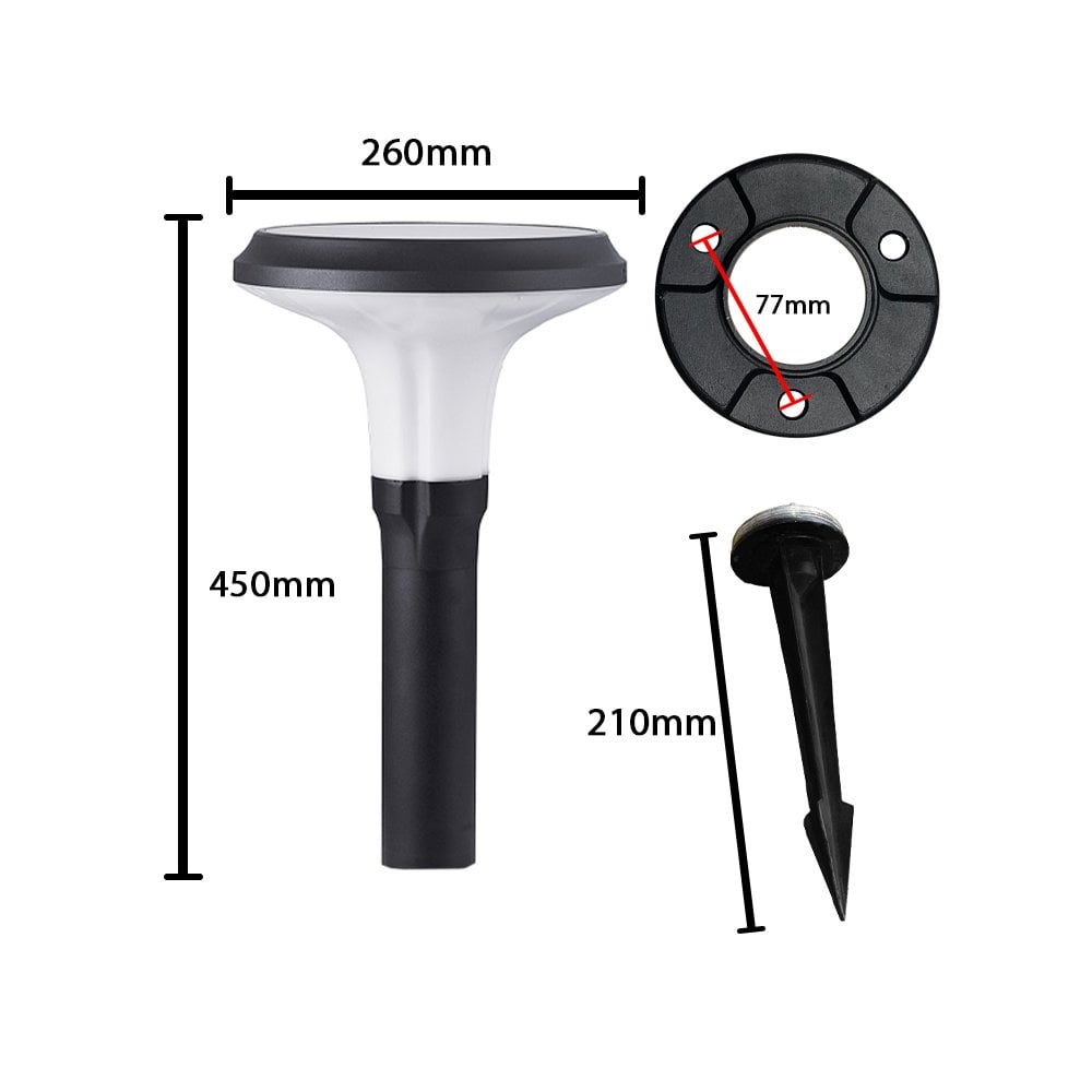 Lumena Pro Solar Pathmaster - 450mm Spreadlight - Solar