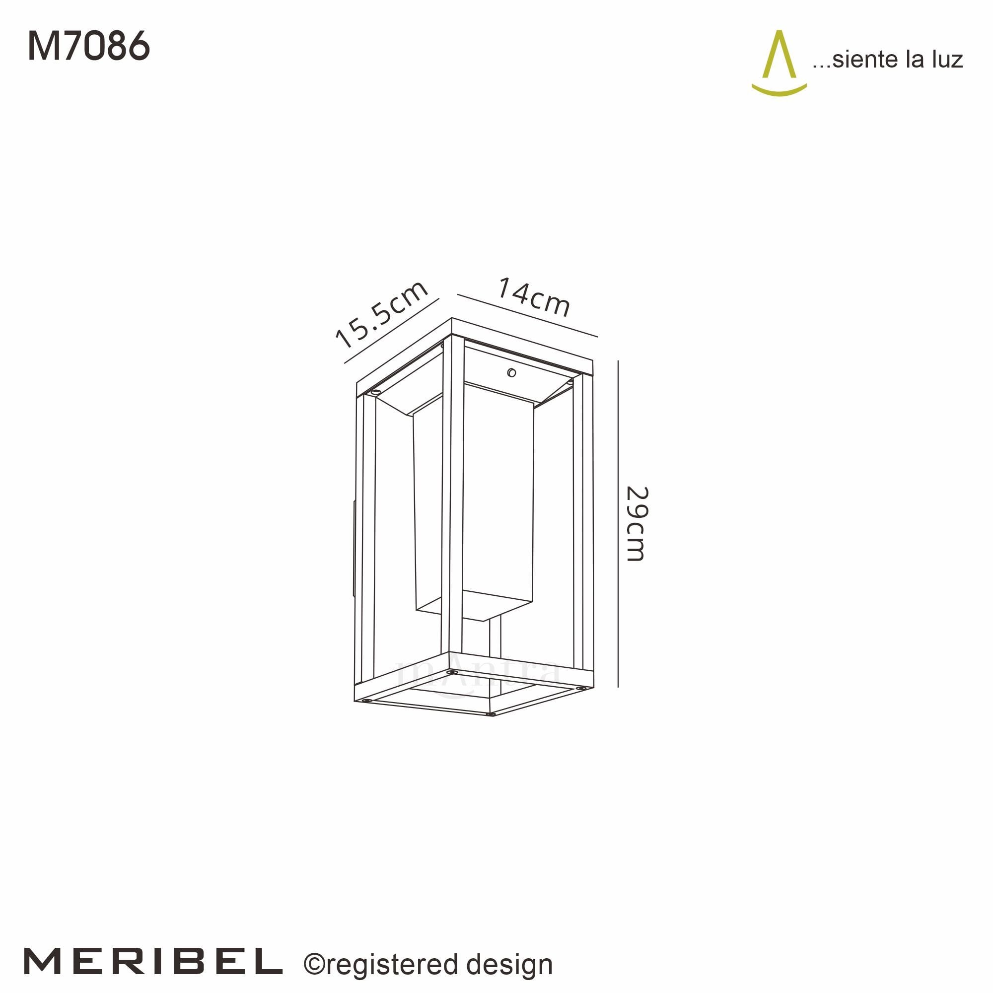 Mantra Meribel Solar/Sensor Wall Lamp