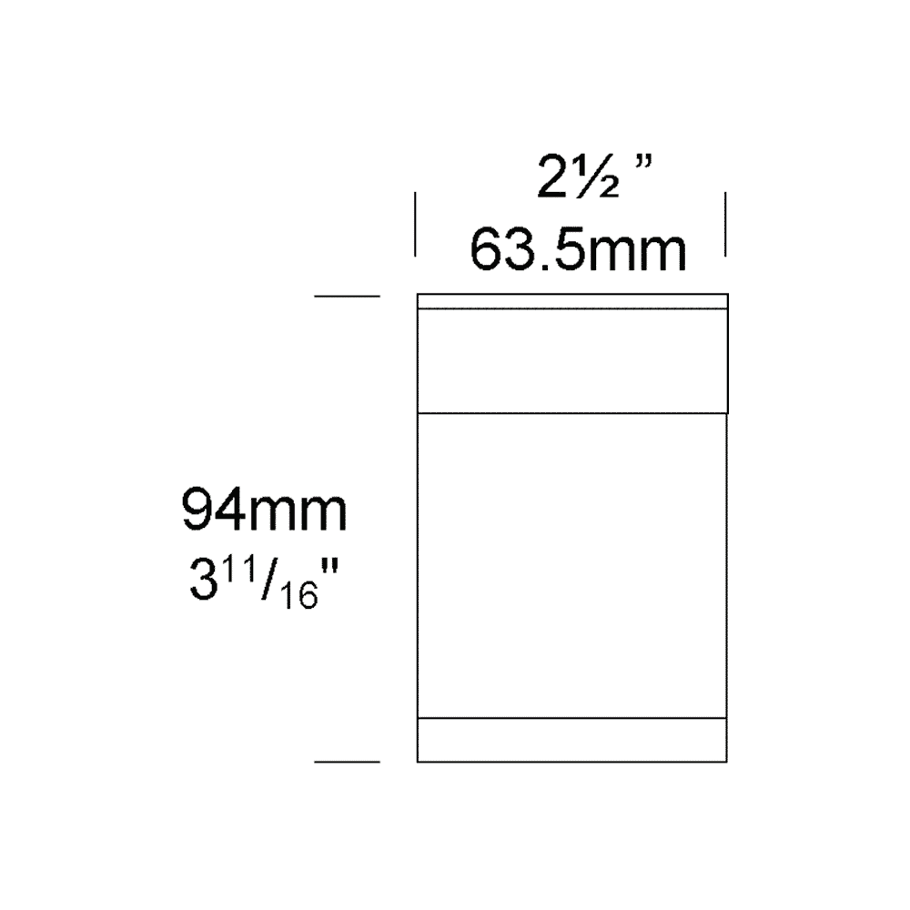 Hunza Pure LED Down Light Ceiling Mount - Copper - Low Voltage