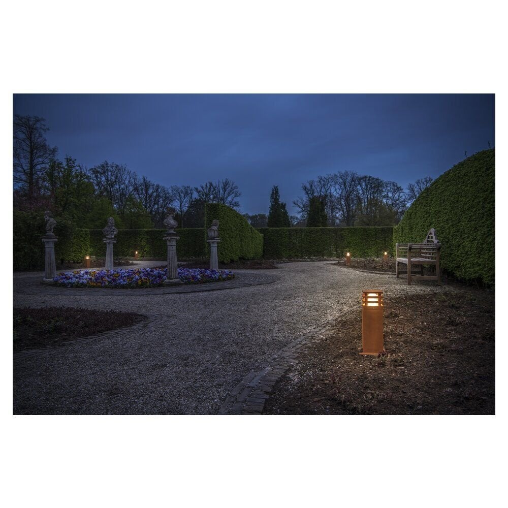 SLV Rusty Square 40 LED Bollard