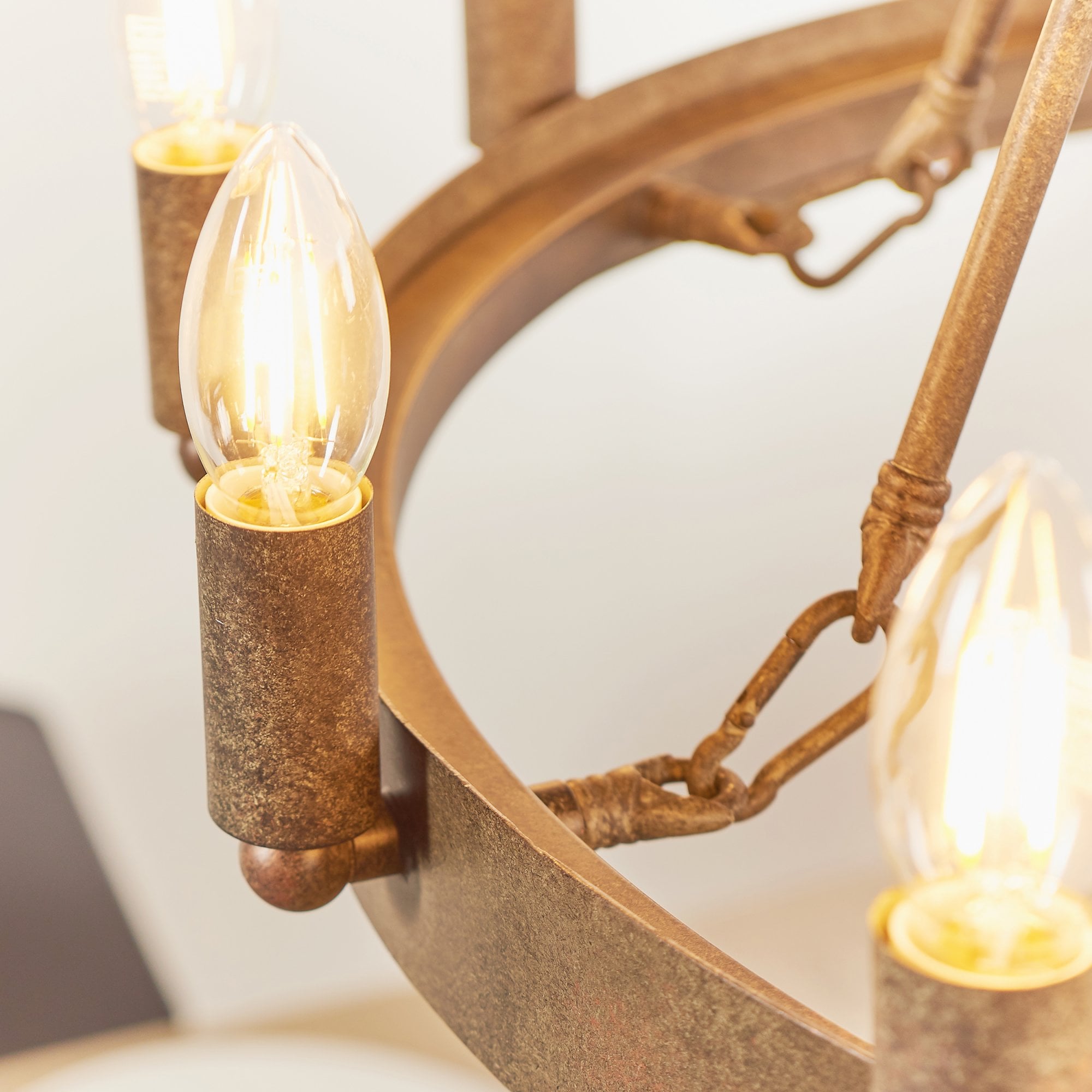 Endon Chevalier 12 Light Pendant - Aged Metallic Paint