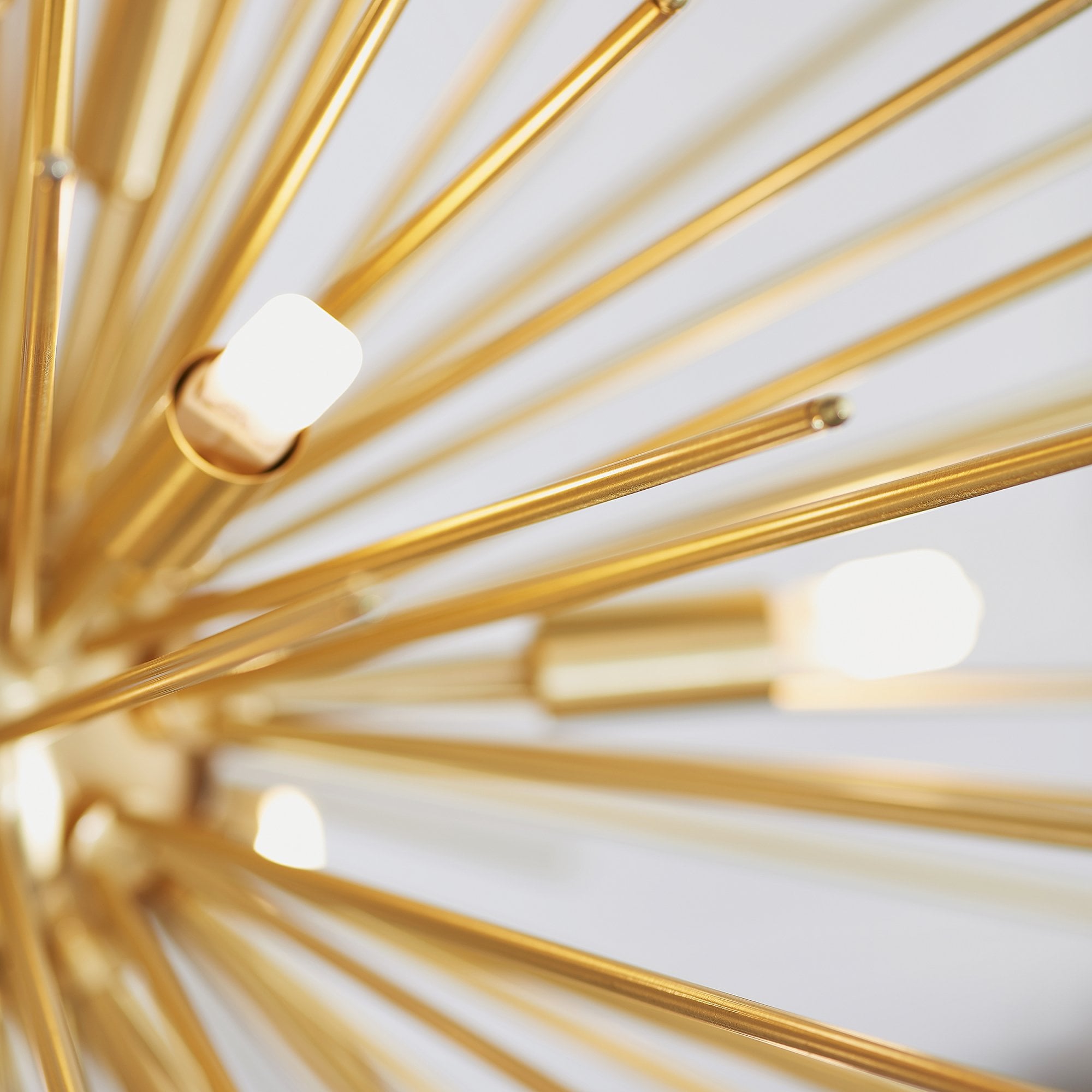 Endon Orta 9 Light Pendant - Satin Brass Plate