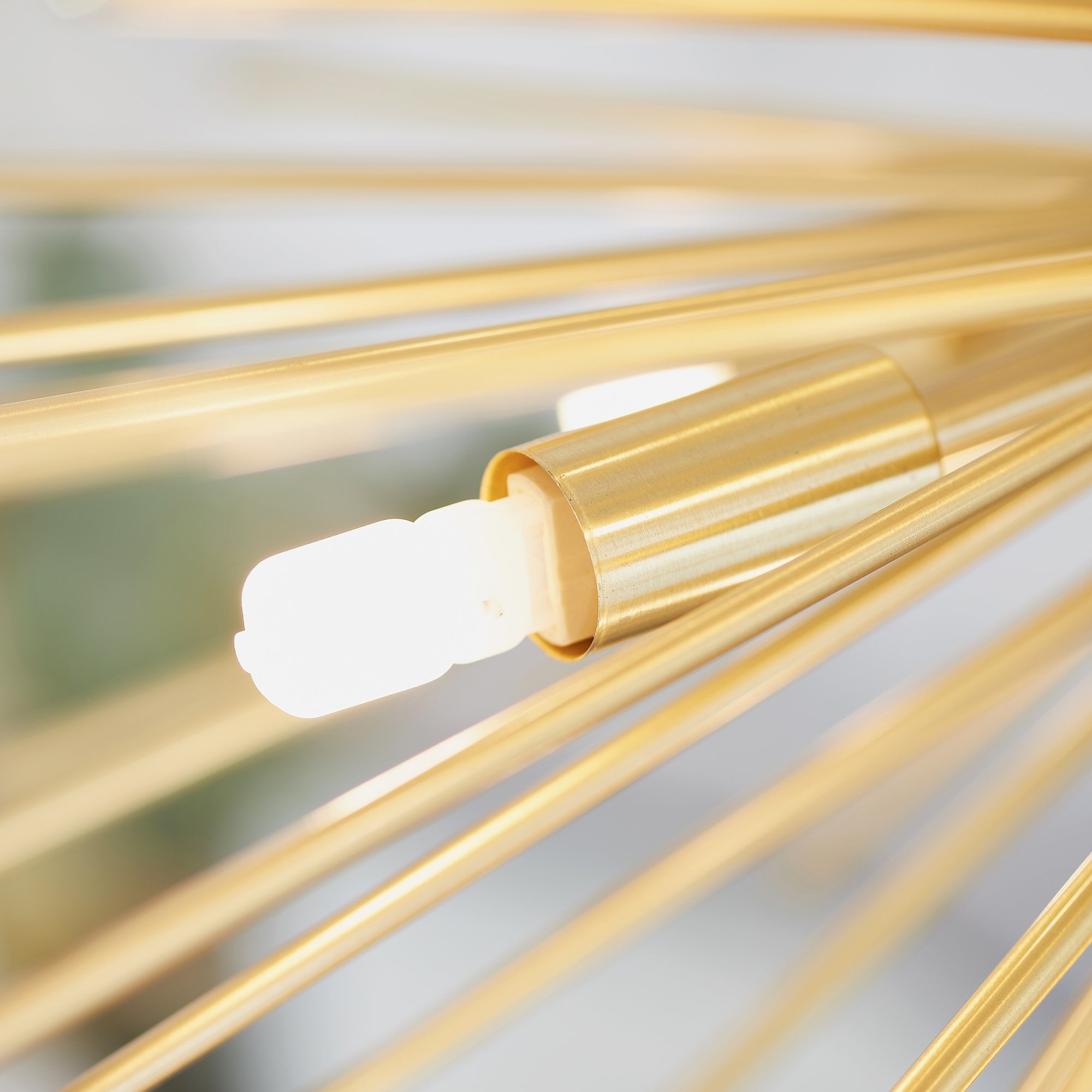 Endon Orta 9 Light Pendant - Satin Brass Plate