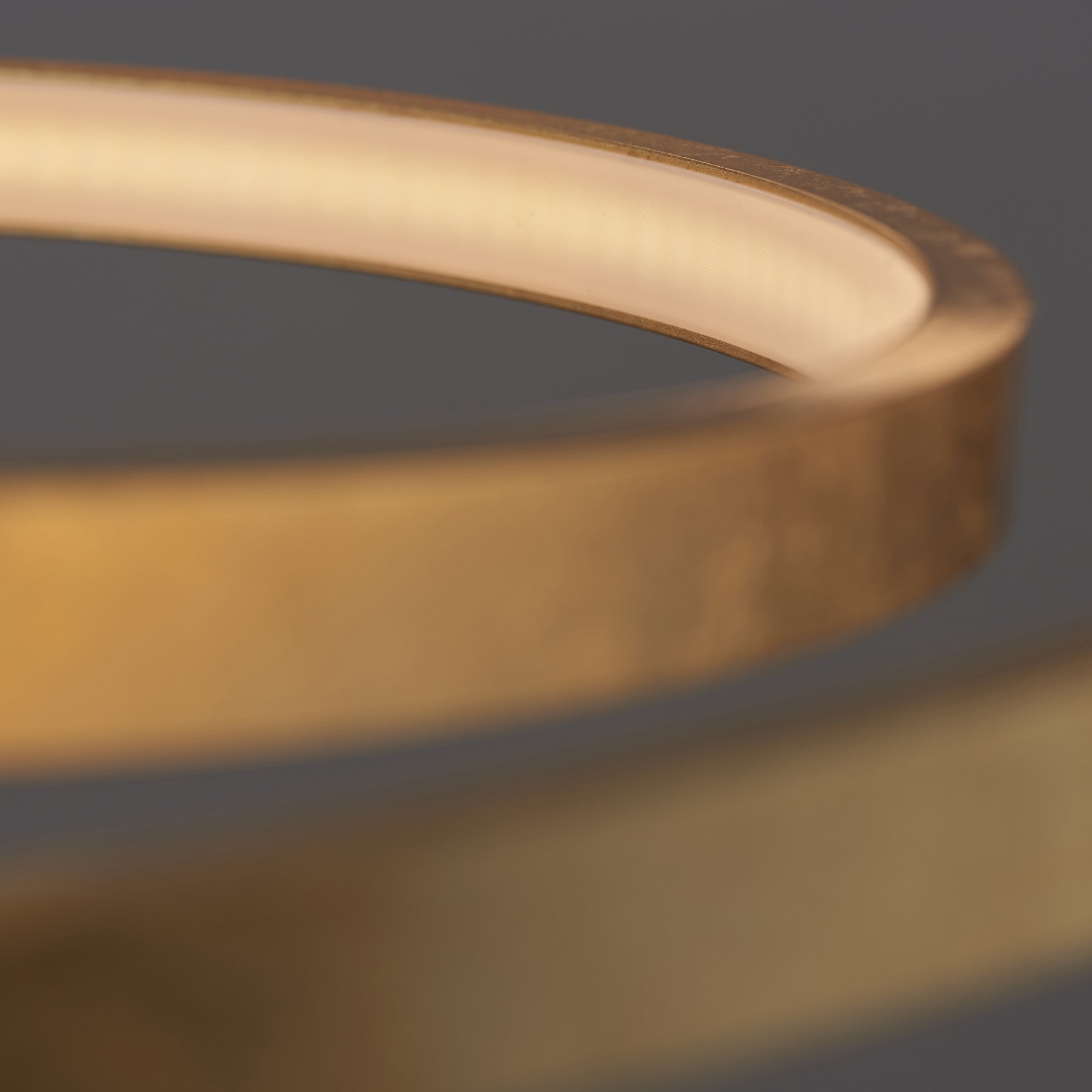 Endon Scribble Single Light Pendant - Gold Leaf & Frosted Acrylic