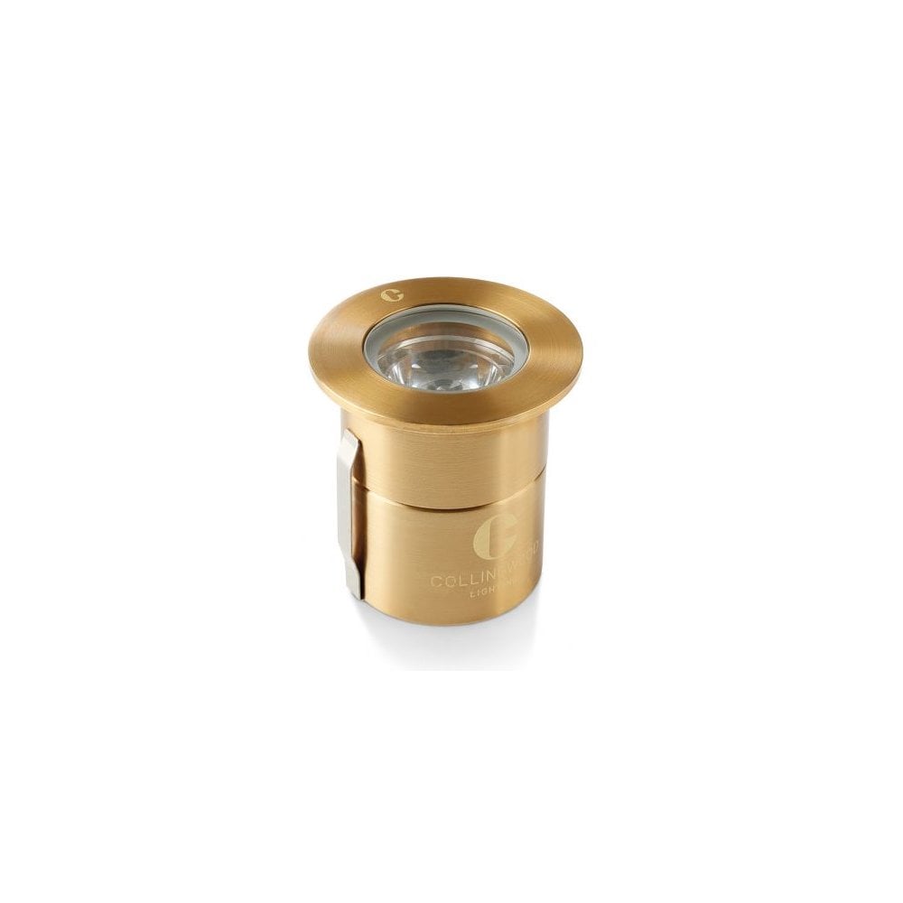 Collingwood GL019 Mini LED Ground Light - Antique Brass - Low Voltage