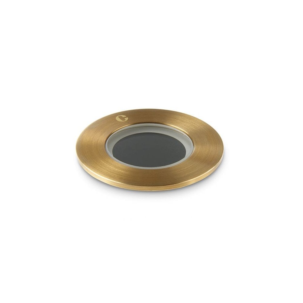 Collingwood GL019 Ultra Low Glare 1W Mini LED Ground Light - Antique Brass - Low Voltage