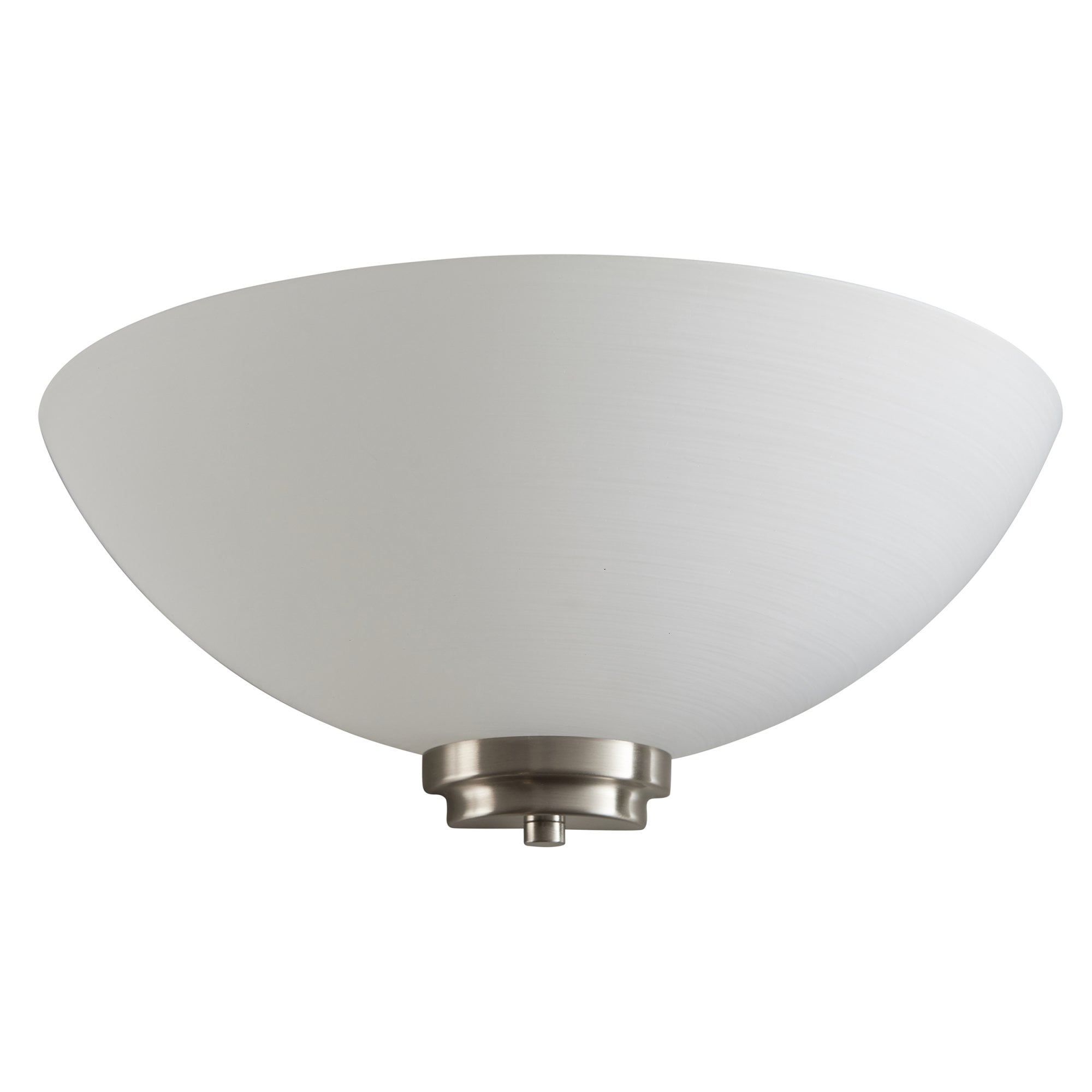 Endon Welles Single Light Wall Light - Satin Chrome Plate & White Glass