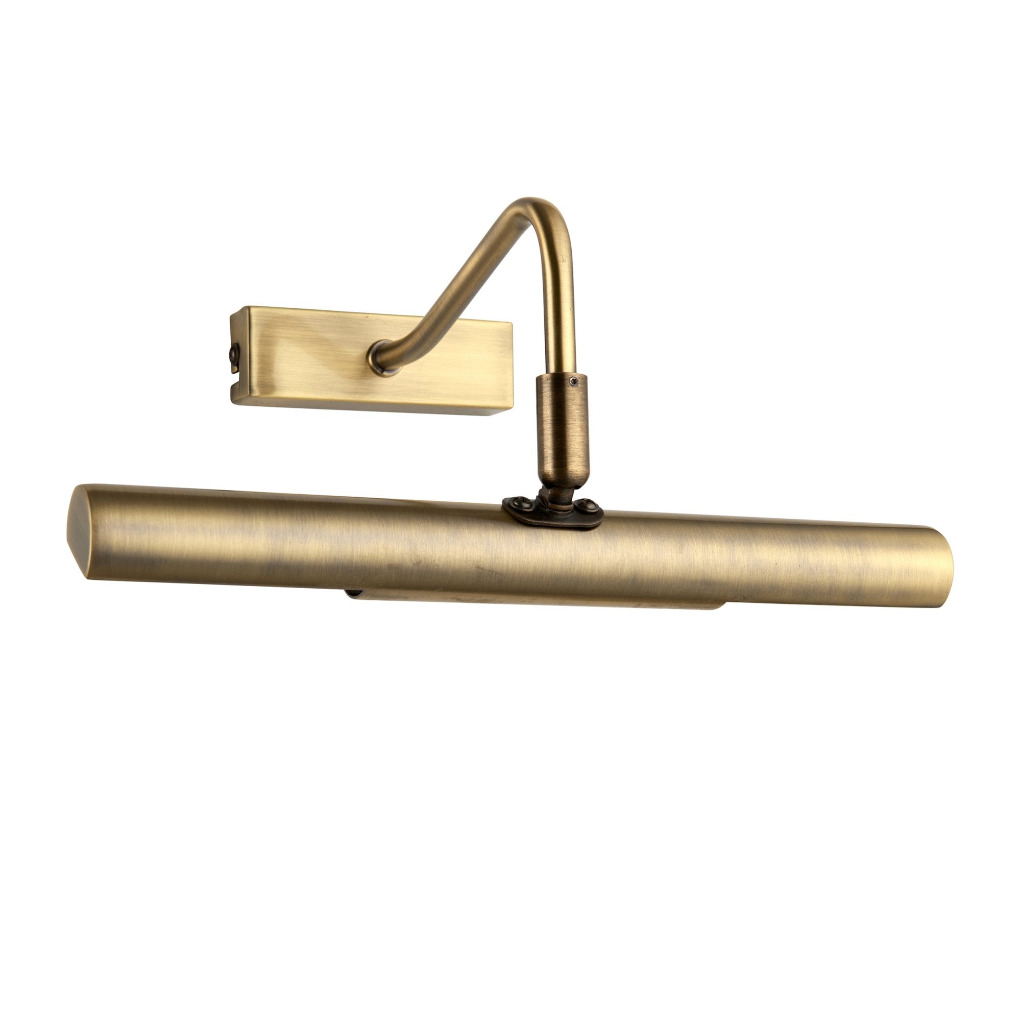 Endon Linton 2 Light Wall Light - Antique Brass Plate