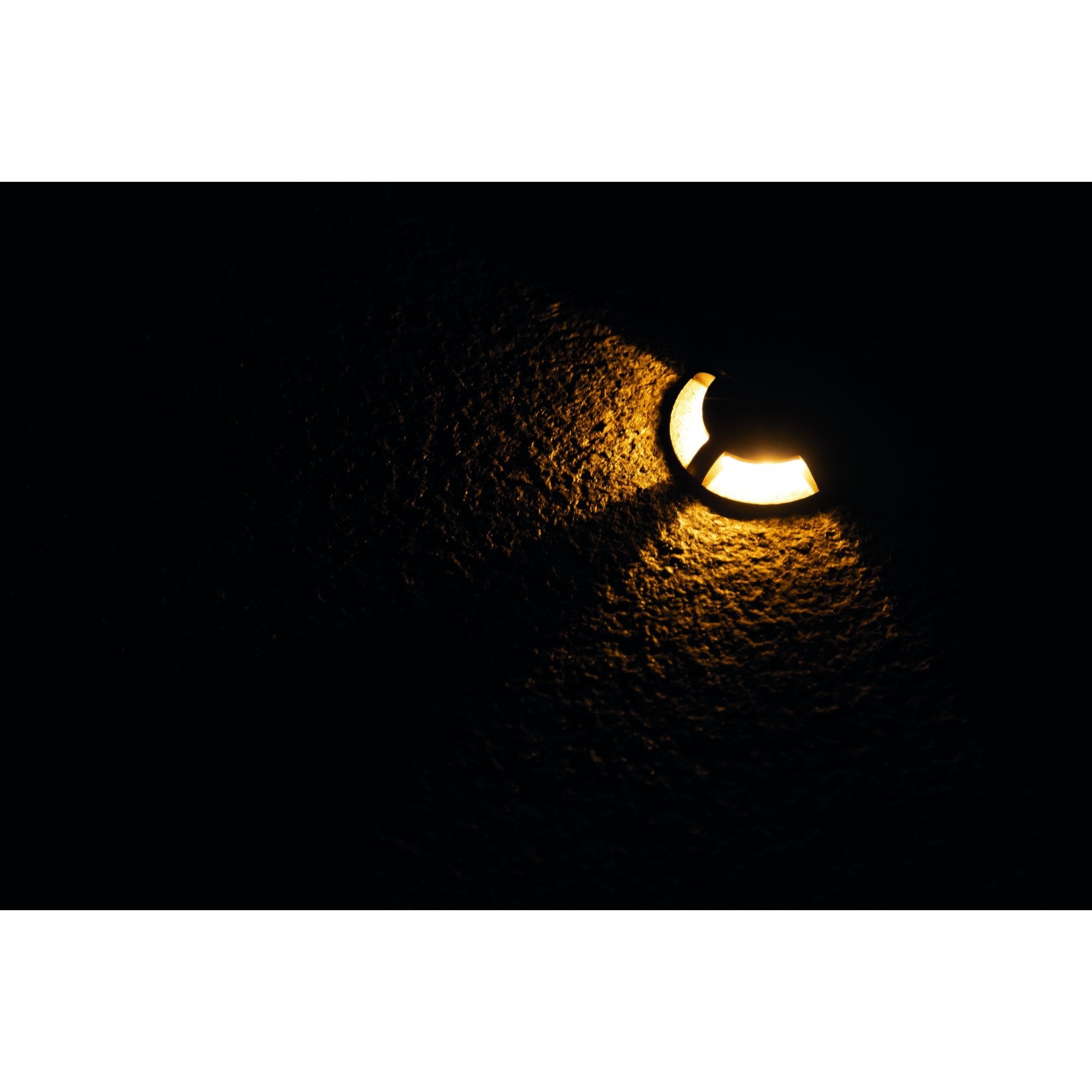 Collingwood GL200 5.7W Large Domed Marker LED Light - 2 Facet / 1 Direction (Besides) - Brass - Straight to Mains