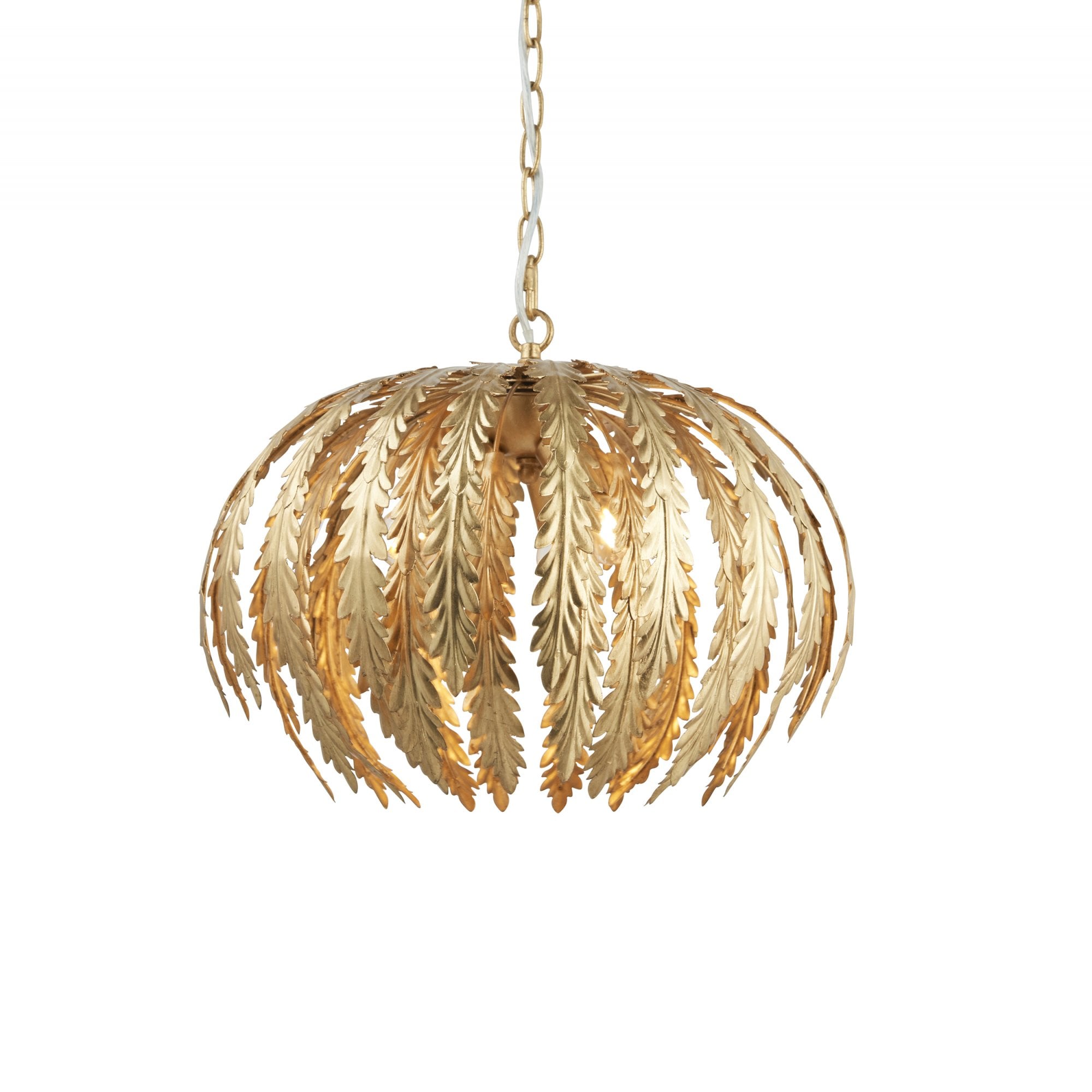 Endon Delphine 3 Light Pendant - Gold Effect Paint